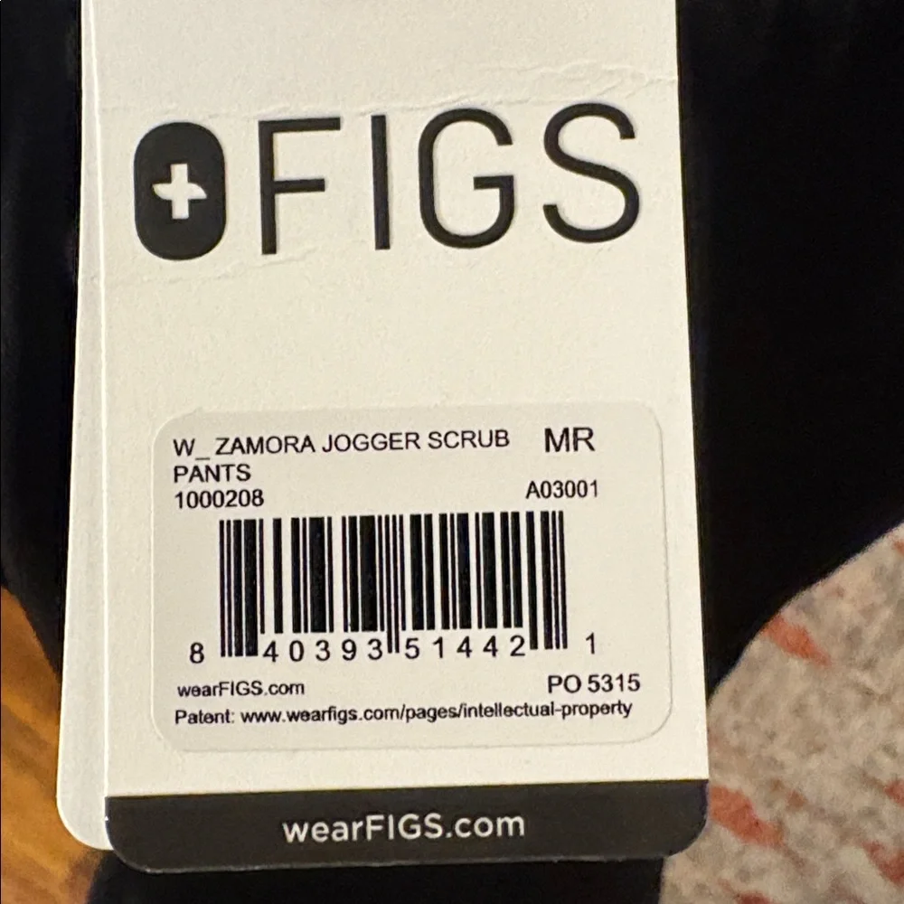 Figs Black Track Pants - Picture 4 of 4